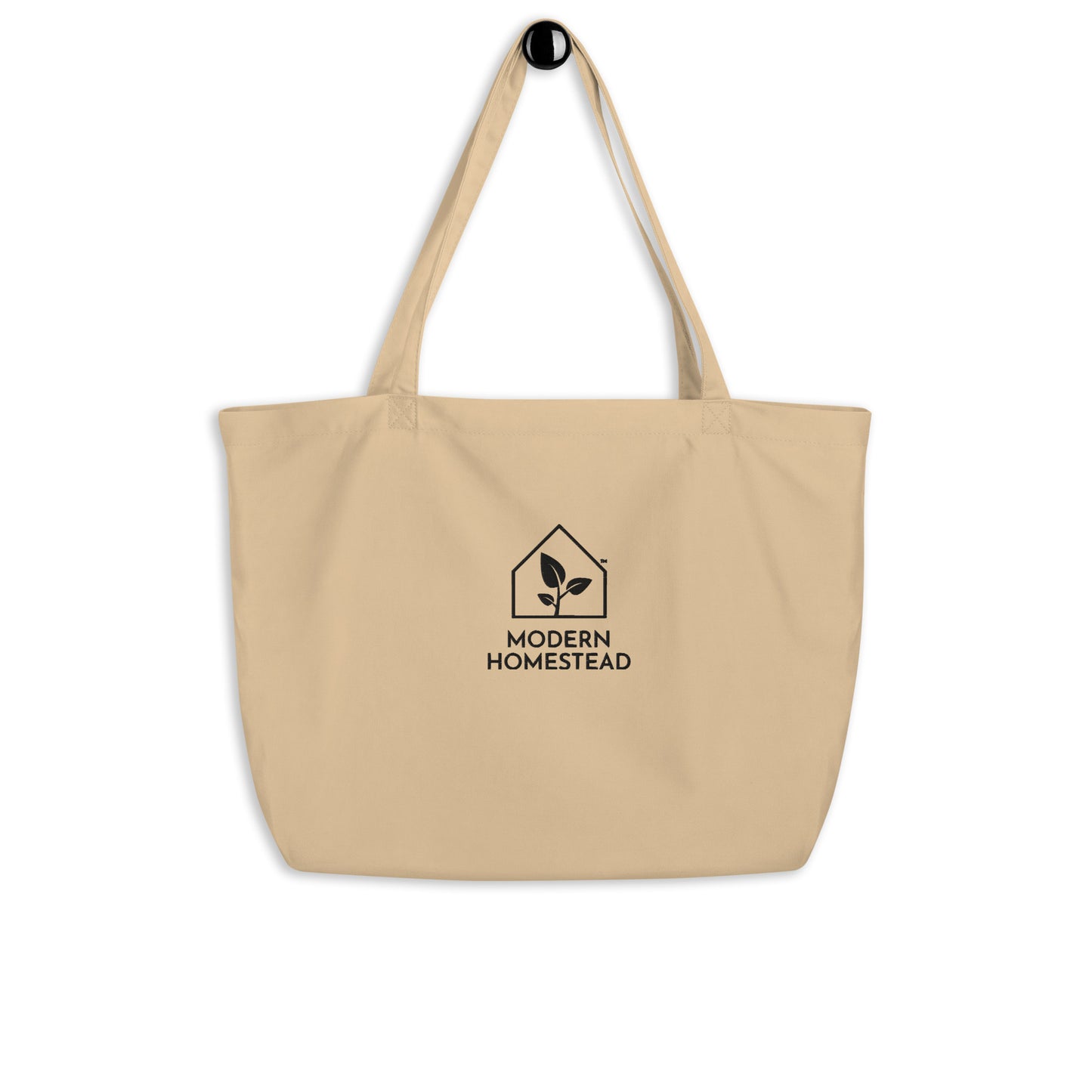 Large organic tote bag